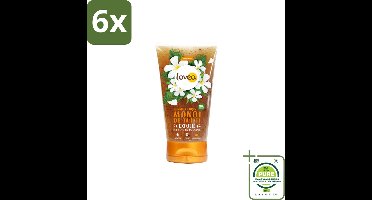 Lovea – Body Scrub – Tahiti Monoï – Verzorgend – 150 ml - Voordeelverpakking - 6 stuks - Body scrub tahiti monoï - Exfoliatie huid