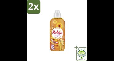 Robijn – Wasverzachter – Passiebloem & Bergamot – 780 ml - Voordeelverpakking - 2 stuks - Wasverzachter - Wasverzachter passiebloem bergamot