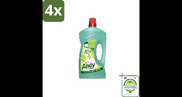 Andy - Vertrouwd - Allesreiniger - Fris & Vertrouwd - 1L - Voordeelverpakking - 4 stuks - Allesreiniger - Schoonmaak