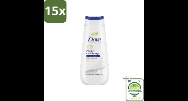 15 x Dove Douchecrème - Deeply Nourishing - 225 ml - Grootverpakking - Douchegel - Dove - Verzorgende Douchegel - Hydraterende Douchegel - Droge Huid