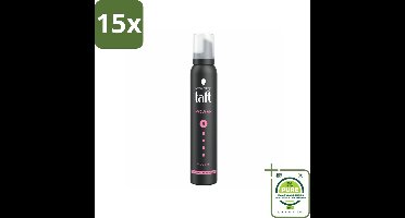 15 x Taft - Haarmousse - Power 5 - Zijdezachte hold - 200 ml - Grootverpakking - Haar Mousse - Volume Mousse - Haar Styling - Zijdezacht Haar - Stevige Hold