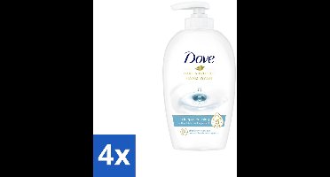 4 x Dove Handzeep - Care & Protect - Diep Reinigend - 250 ml - Handzeep - Dove - Verzorging - Hydratatie - Antibacterieel