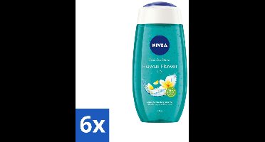 6 x NIVEA - Douchegel - Hawaii Bloem & Olie - Verzorgend & Verfrissend - 250 ml - NIVEA Douchegel - Douchegel Hawaii - Verzorging Douchegel - Hydraterende Douchegel - Douchegel Voor Alle Huidtypen