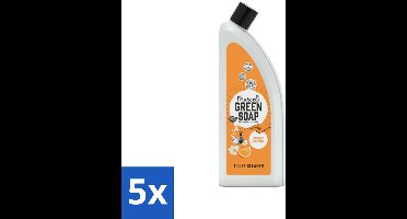 Marcel's Green Soap - Toiletreiniger - Sinaasappel & Jasmijn - Krachtige frisheid - Bulkverpakking - 5 stuks
