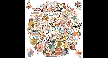 Set van 100 waterdichte stickers voor laptops en meer