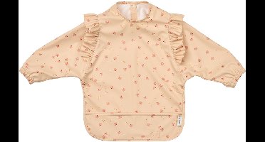Liewood Lange Mouwen Slabbetje - Ruffle - Mini Butterfly / Apple Blossom