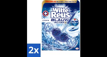 2 x Witte Reus - Blauw Actief Toiletblok - Hygiëne - 1 Toiletblok - Toiletblok - Toilet Schoonmaak - Toilet Reiniging - Blauwe Water - Frisse Geur