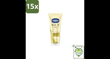 15 x Vaseline – Gluta-Hya Serum – Flawless Glow – 200 ml - Grootverpakking - Huidverzorging - Stralende Huid - Gelijkmatige Teint - Natuurlijke Glow - Antioxidanten