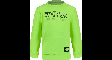4PRESIDENT Sweater jongens - Light Bright Green - Maat 80 - Jongens trui