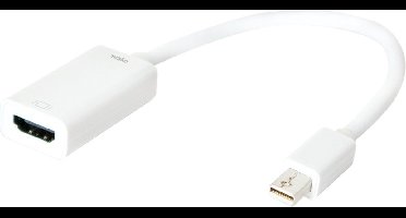 LogiLink kabeladapters/verloopstukjes Mini DisplayPort 1.2 to HDMI Adapter (Active Type)