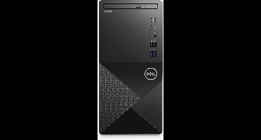 Dell Vostro 3910 Desktop PC – Intel Core i3-12100 (12e generatie), 8GB RAM, 256GB NVMe SSD, Intel UHD Graphics 730, Windows 10/11 Pro, zakelijke desktop computer