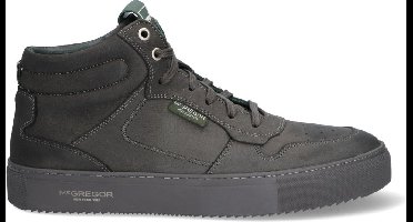 McGregor Heren Sneakers - Grijs - Hoge Sneakers - Leer - Veters