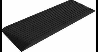 vidaXL - Drempelhulp - 110x41x5 - cm - rubber