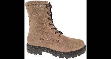 Hartjes Suede Beige Dames Veterboots H - Beige - 43