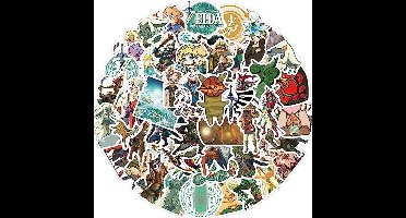 50 Waterdichte Vinyl Stickers voor Waterflessen, Laptops, Bagage, Auto's en Fietsen