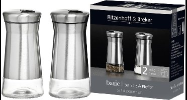 Peper en Zoutstel Ritzenhoff & Breker RVS