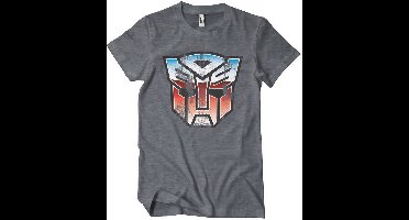 Transformers Distressed Autobot Shield T-Shirt Dark/Heather-S