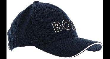 BOSS cap Cap Dark Blue donkerblauw