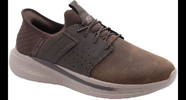 Skechers - Schoenen - Bruin - Heren - Maat 44 -