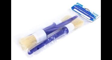 VEBA Kwastenset 3-delig rond syntetisch - Hulpmiddel - Met gratis cheatsheet