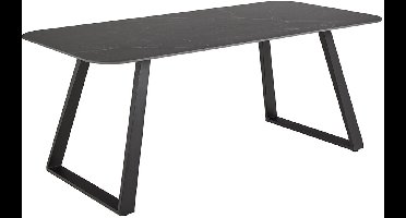 Eettafel Delilah Keramiek Zwart 180cm - Giga Living