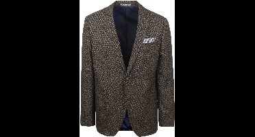 Suitable Colbert Leek Structure Bruin - Maat 56 - Heren blazer