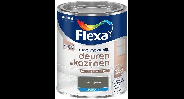 Flexa - Mooi Makkelijk Deuren & Kozijnen Zijdeglans - Woudgroen - Mengverf - 0.75 L