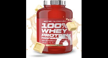 Scitec Nutrition® - 100% Whey Protein Professional (2350 gram - White Chocolate) - Witte chocolade - 78 eiwitshakes - premium proteine poeder - eiwitpoeder met aminozuren