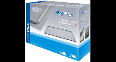 ProPlus Grondzeil Opblaasbaar - 2,50x5,50M - Waterdicht PVC - Grijs