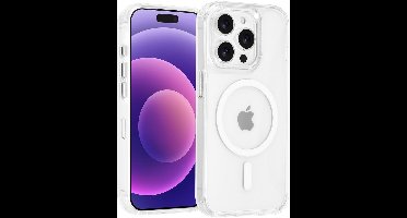 TUNIQ Back cover voor iPhone 15 Pro - MagSafe - Antishock - Transparant