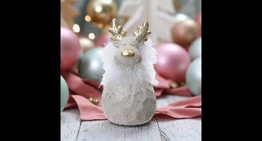 Terracotta Rendier - Grijs - 16,1 cm