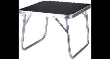 Redcliffs Camping tafel - aluminium - lichtgewicht - grijs/zilver - 40 x 40 x 30 cm - lage tafel - salontafel - strand