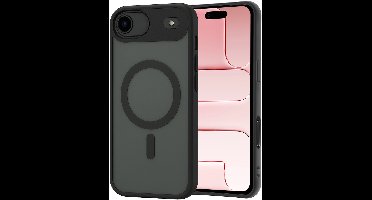 Hoesje - Geschikt voor Apple iPhone Air - Magsafe Compatible - Sterk & Shockproof - Back Cover - Shock Proof Case - Telefoon Hoes Shockproof - Zwart