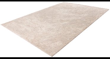 Pierre Cardin Vloerkleed - Tapijt - Modern - Beige - Luxe uitstraling - Subtiel geometrisch patroon - Zacht en comfortabel