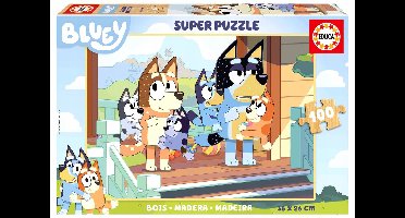 Educa Houten Puzzel 100 Stukjes - Blauw Thema