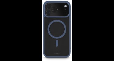 Hama hoesje geschikt voor Iphone 17 Pro Max - Frame Protect cover - Blauw