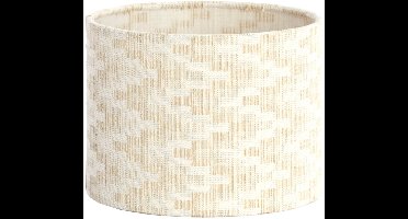 Light - Living Lampenkap Jinx - Stof - Beige/Bruin - 20 x 15 x 20 cm (BxHxD)