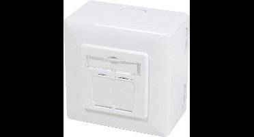 Danicom CAT5e UTP / STP opbouwdoos - wit