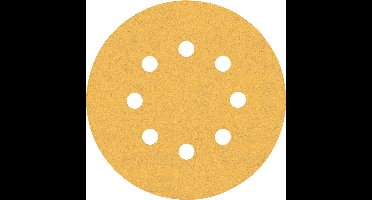 Bosch 50x Expert C470 schuurpapier met 8 gaten voor excentrische ...