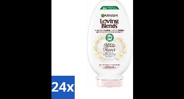 24 x Garnier Loving Blends Milde Haver Conditioner 250 ml - Conditioner Voor Gevoelige Hoofdhuid - Milde Conditioner - Hypoallergene Conditioner - Rijstcrème Conditioner - Biologische Havermelk Conditioner