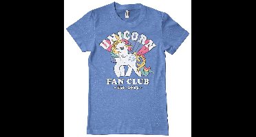 My Little Pony Unicorn Fan Club T-Shirt BlueHeather-S