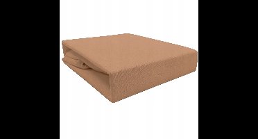 Jersey laken met elastiek 200x220 cm - Beige