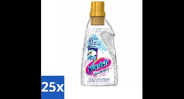 25 x Vanish - Vlekverwijderaar - Oxi Action Booster Gel Whitening - Voor Witte Was - 750 ml - Witte Was - Vlekverwijderaar - Witte Kleding - Vlekken Verwijderen - Gebruik In Wasmachine