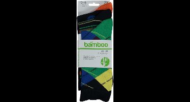 Apollo Sokken Fashion Bamboo Heren Argyle 3-pack Maat 39/42