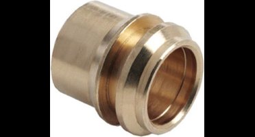Bonfix messing knelfitting verloopstuk 15x12mm