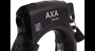 Ringslot Axa Defender - glanzend zwart + Bosch 2 tube cilinder (werkplaatsverpakking)