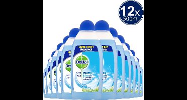 Dettol - Allesreiniger - Power & Fresh - Katoenfris - 12 x 500 ml - Voordeelverpakking