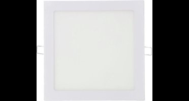 Vierkante LED Spot EDM - 22cm - 20W - 1500lm - 4000K - Wit frame - 31584