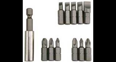 wolfcraft - Bit-set sleuf/kruiskop (PH/PZ), 12-dlg. - 2445000