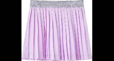vidaXL - Kinderrokje - geplooid - 128 - lila